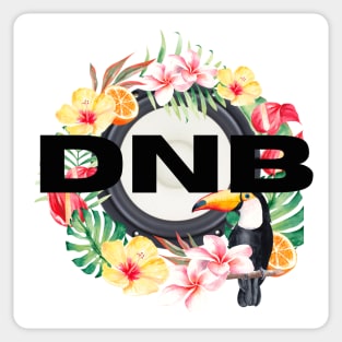 DNB - Rain Forest Bass Bird Sticker